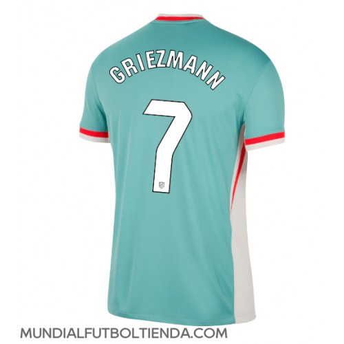 Camiseta Atletico Madrid Antoine Griezmann #7 Segunda Equipación Replica 2024-25 mangas cortas